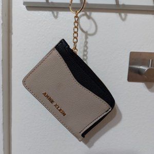 Anne Klein Thin Wallet Coin Purse Super Thin Convenient Keychain Ring
